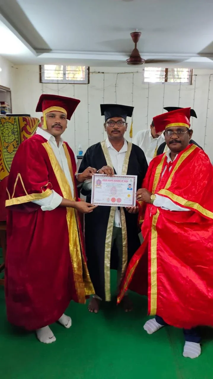 Doctoral diploma certificate